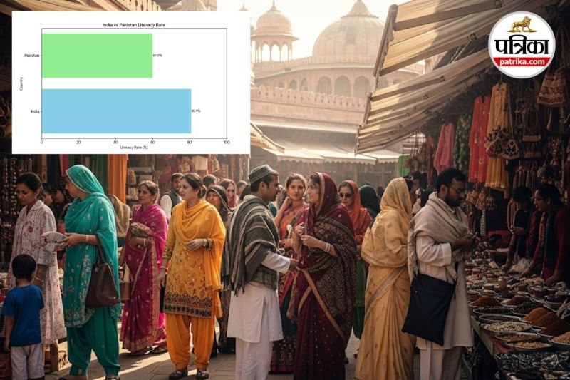 India vs Pakistan Literacy Rate