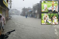 Rajasthan Rain: ‘अनोखे टोटके’ के बाद हुई 24 घंटे में ‘मूसलाधार बारिश’, गधे को
खिलाए गुलाब जामुन फिर ‘पटेल’ को बिठाकर श्मशान तक लगवाया चक्कर - image