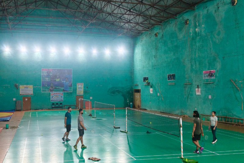 sports complex in very bad condition