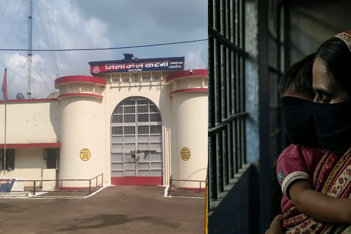 Three children living in jail with their mother