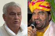 Kirodilal Meena and Hanuman Beniwal