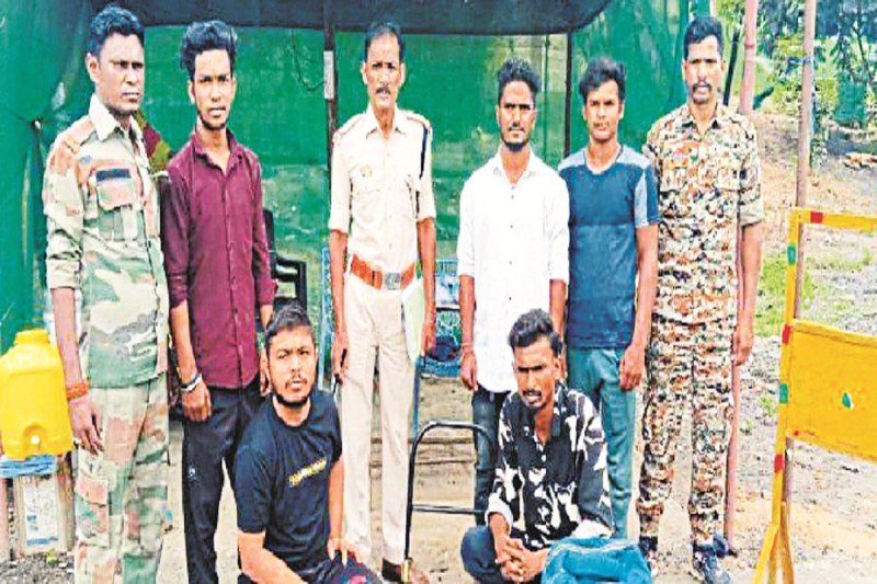 एनएच-53 पर गांजा तस्करी का भंडाफोड़ (Photo source- Patrika)