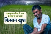 MP Weather Monsoon Update MP Farmers Happy to see Paddy Field filled with rain water
