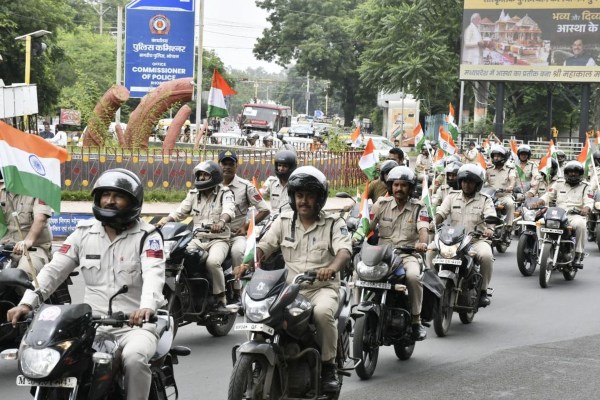 Bhopal police Tiranga yatra
