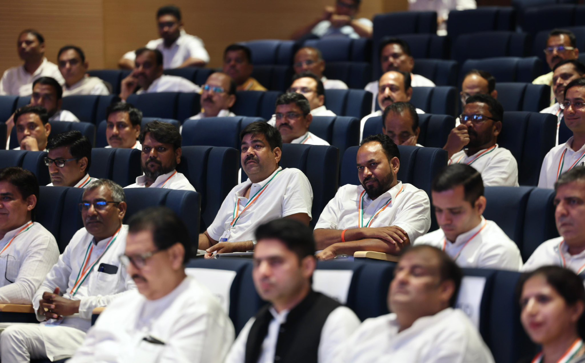 Mallikarjun Kharge addressed MP Congress District Presidents