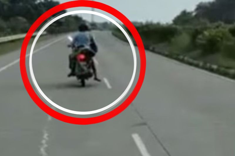 Nagpur woman killed in highway accident on Raksha bandhan husband ties her body to bike