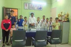 खेल परिसर के ताइक्वांडो खिलाड़ियों का राज्य स्तर के लिए हुआ चयन - image