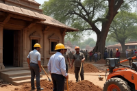 mp temple land encroachment indore land mafia khedapati mandir