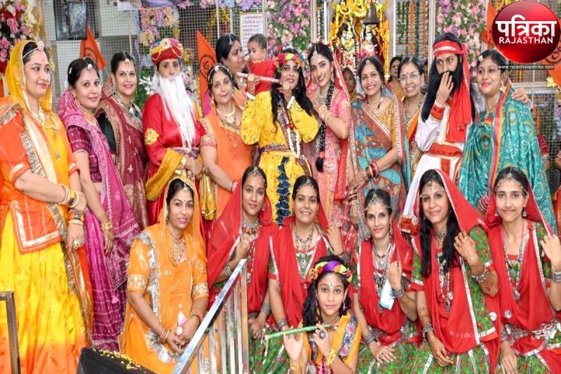 Pali News : नंदोत्सव में झूमे कृष्ण भक्त, गीत-नृत्य से सजी झांकी