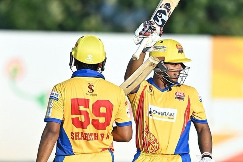 महाराजा ट्रॉफी 2025 के प्लेऑफ में पहुंची बेंगलुरु ब्लास्टर्स (फोटो- IANS)