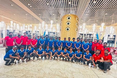 The Indian men's hockey team has departed for Australia for a four-match series.