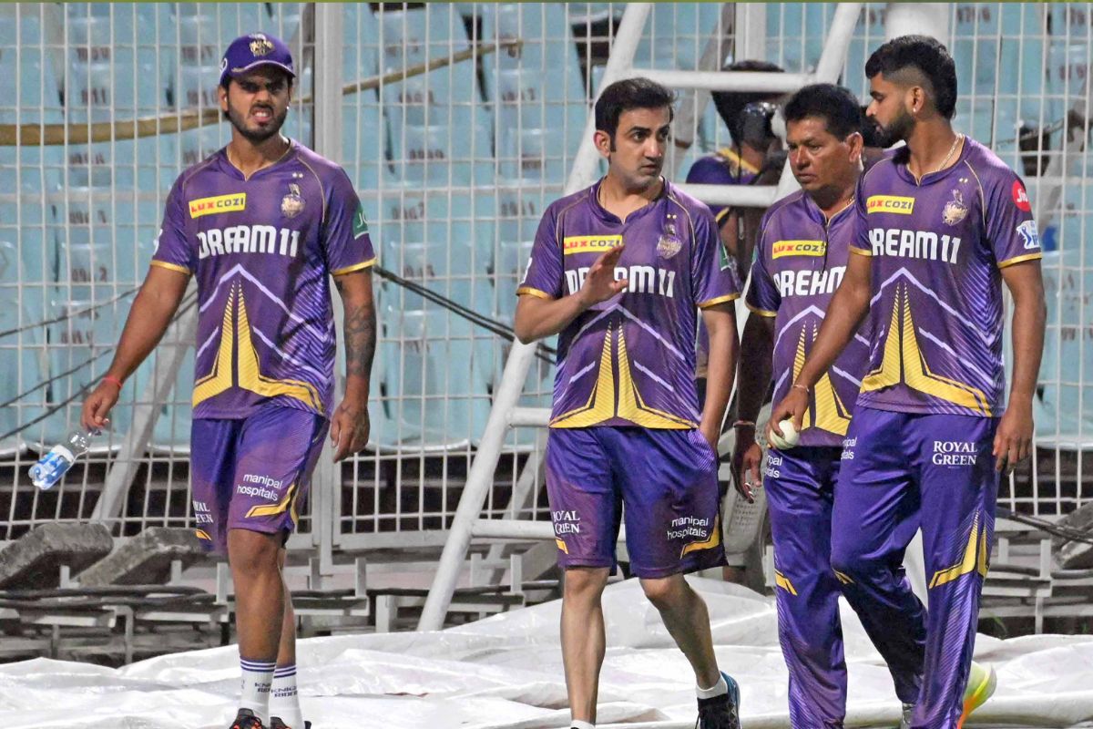 श्रेयस अय्यर और गौतम गंभीर (फोटो- IANS)