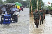 Rajasthan Heavy Rain Many Places Flood Like Situation army Alert Monsoon Again Kind Nainwa Receives More than 13 inches Rain