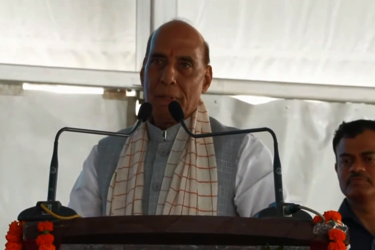 Jodhpur: Defence minister Rajnath Singh inaugurates Adarsh Defence Academy, to
train officer-athletes for the nation