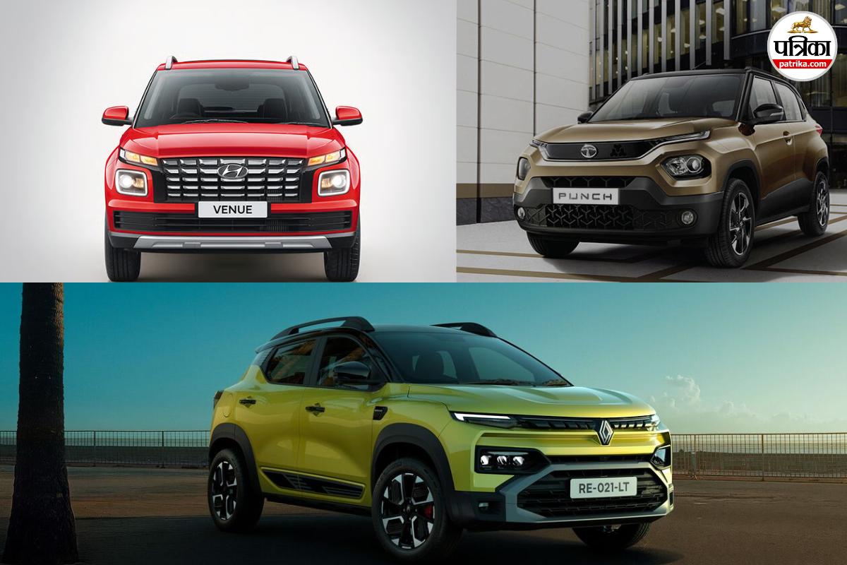 Renault Kiger 2025 vs Hyundai Venue vs Tata Punch