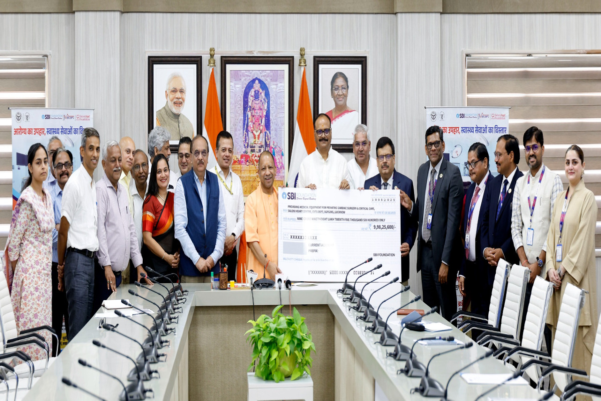 हृदय रोग से पीड़ित बच्चों को मिलेगी नई उम्मीद-SGPGI को SBI फाउंडेशन का ₹10 करोड़ सहयोग (फोटो सोर्स : Social Media/whatsapp)