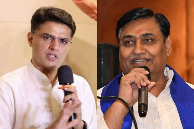 Sachin Pilot and Govind Singh Dotasara