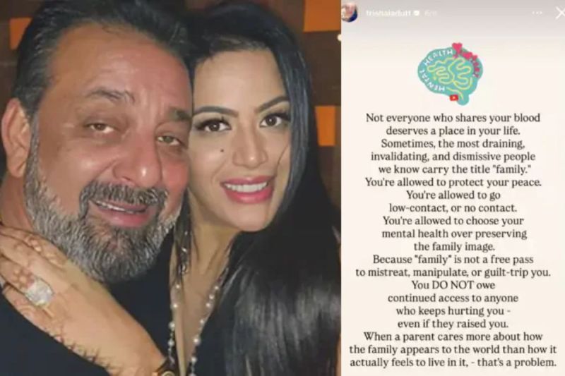 Sanjay Dutt Daughter Trishala Emotional note on parenting