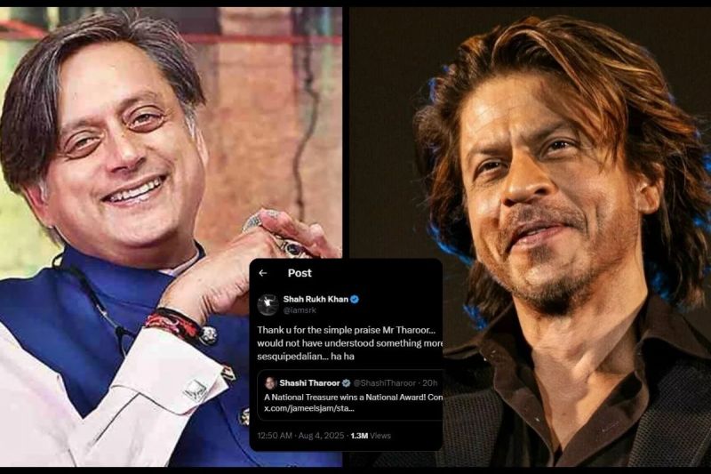 शशि थरूर को शाहरुख खान ने ऐसा क्या रिप्लाई किया कि फैंस करने लगे Google