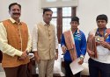 विश्व विजेता पहलवानों का संसद दर्शन, राजस्थान कुश्ती संघ ने बढ़ाया मनोबल
