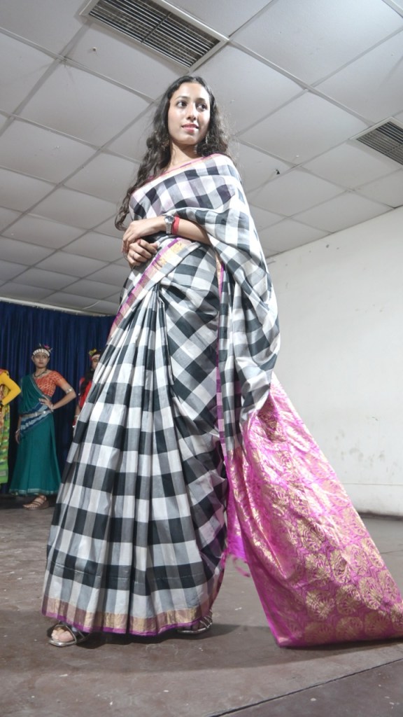 Models walked the ramp wearing indigenous clothing