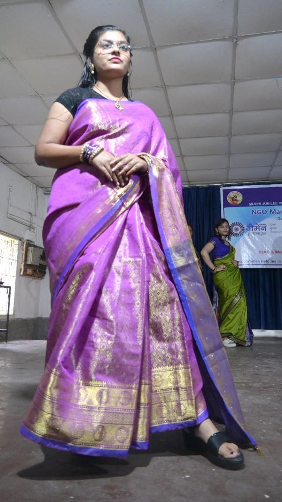Models walked the ramp wearing indigenous clothing