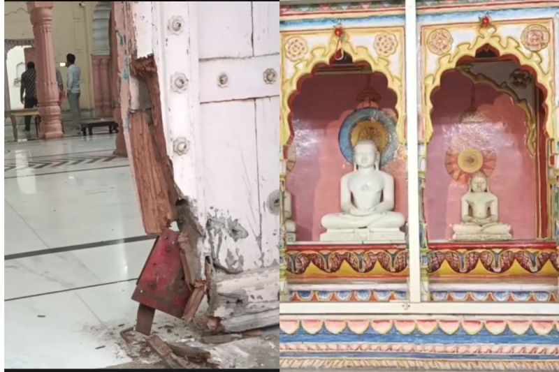 Theft in Digambar Jain temple
