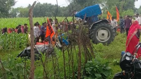 Tractor accident