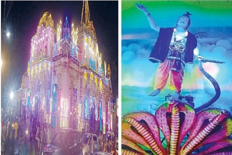 नंद के घर आनंद भयो, जय कन्हैया लाल की…, देर रात तक श्रद्धालुओं का रहा रेला, जगह-जगह लगाया गया भंडारा(photo-patrika)