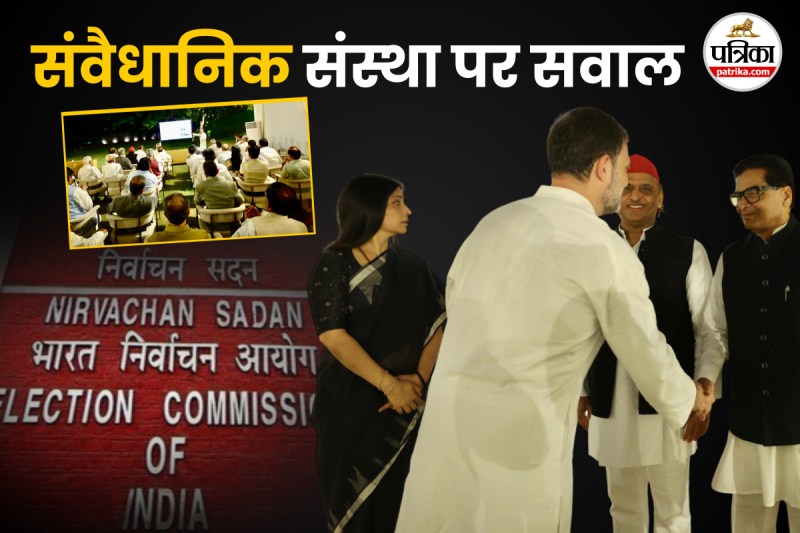 चुनाव आयोग पर राहुल का हमला (फोटो-IANS)