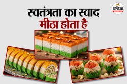 Independence Day Special Sweets: तीन रंग, एक स्वाद, स्वतंत्रता दिवस पर बनाएं
ड्राई फ्रूट्स वाली तिरंगा मिठाई - image