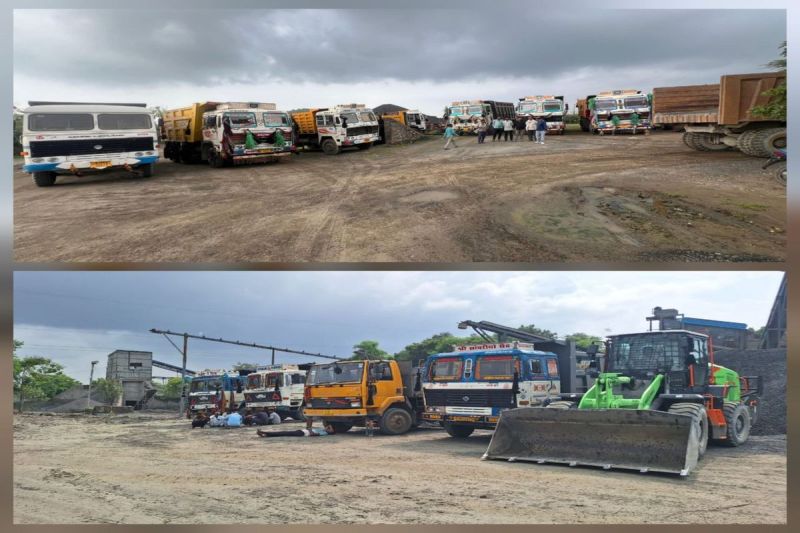 Stone crushers and stone mines are closed, mining work is halted due to strike