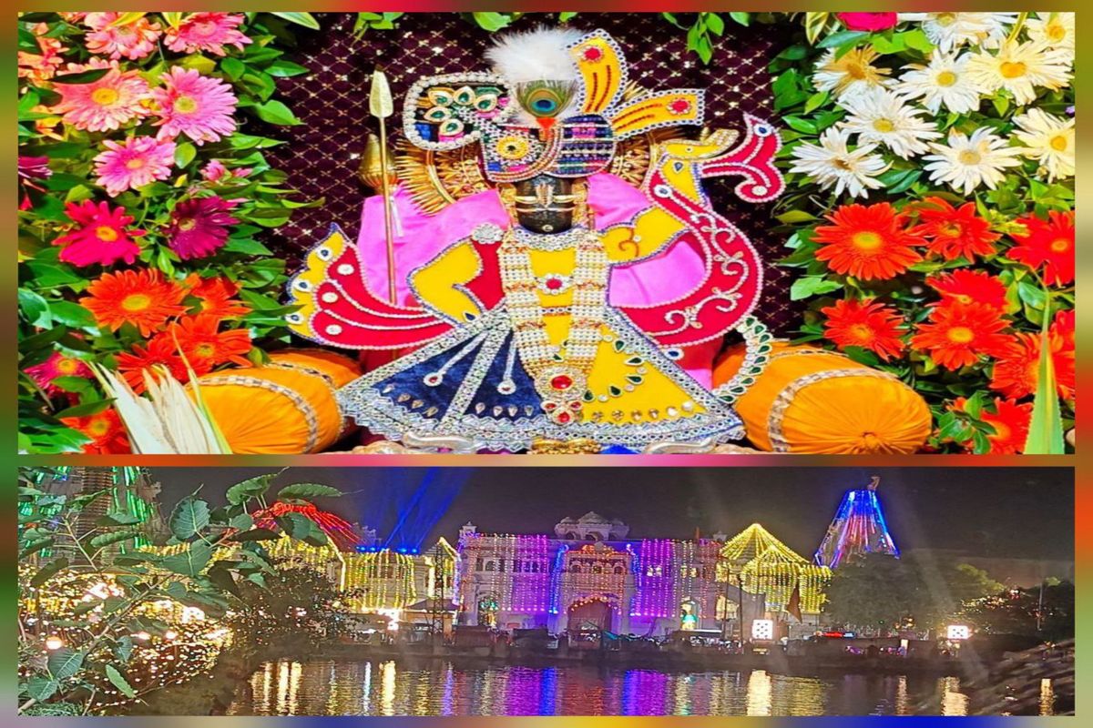 The birth celebration was celebrated with live tableaus at Kotdi Shyam Darbar