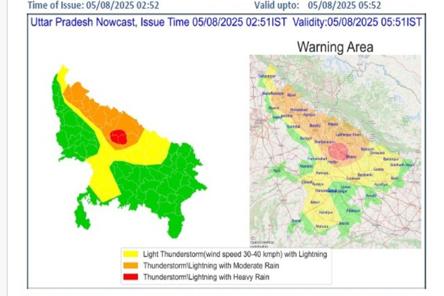 Heavy Rains Lash Uttar Pradesh