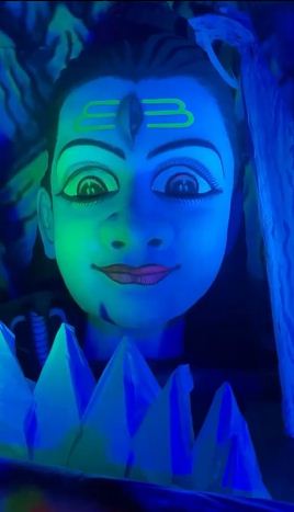 12 हजार वर्ग फीट में सजी शिव लीलाओं की अनोखी झांकी, गुढ़ियारी पड़ाव का पंडाल, देखें Photo