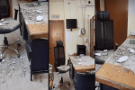 Satna women police station ceiling plaster fell