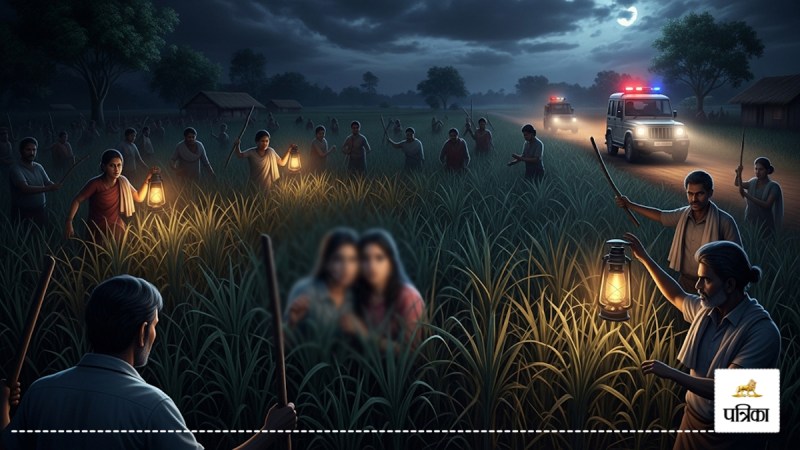 couple villagers mistaken child kidnapper police rescue up