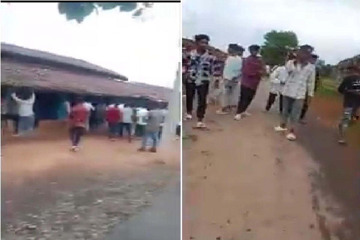 जन्माष्टमी विसर्जन के दौरान, लड़कों के ग्रुप ने मिलकर युवक को बेरहमी से पीटा, VIDEO वायरल