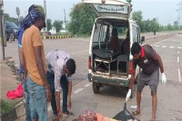 dhamtari road accident