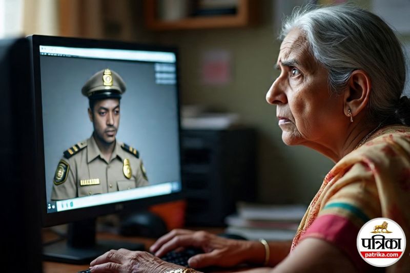 TRAI अफसर और CBI बनकर रिटायर्ड महिला साइंटिस्ट से 42 लाख की ठगी, डिजिटल अरेस्ट का झांसा...(photo-patrika)