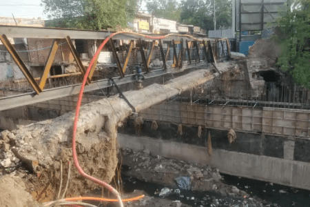 malwa mill bridge accident officers suspended indore mp news