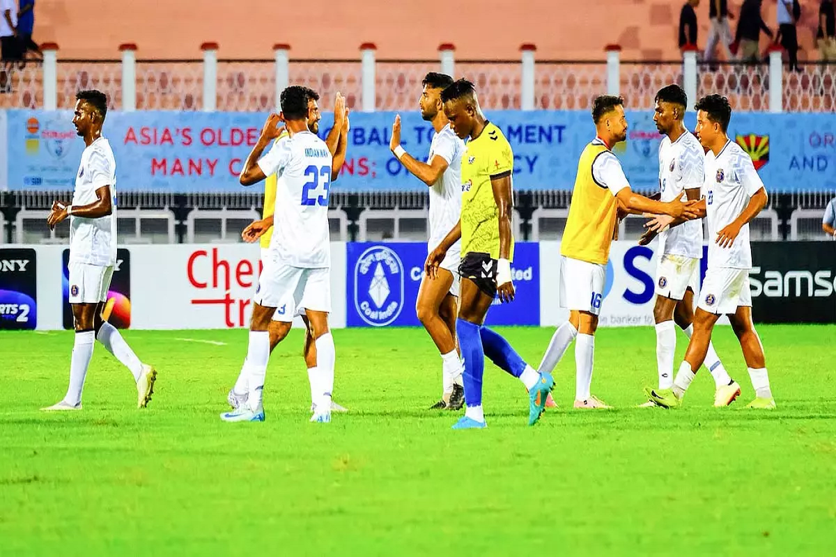 Durand Cup 2025: नेवी टीम ने रियल कश्मीर एफसी को 2-1 से हराया