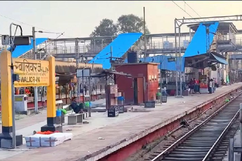 railway redevelopment project delayed gwalior station mp news