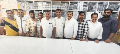 कर्नाटक के हुब्बल्ली में आयोजित राजस्थान पत्रिका परिचर्चा में विचार रखते गुर्जर समाज के लोग।