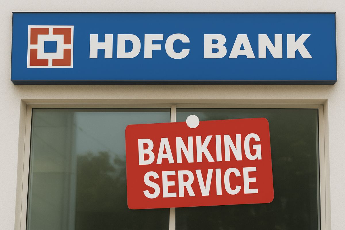 HDFC Bank customer services downtime