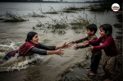 मासूम बेटों के सामने बह गई मां, रोते रह गए बच्चे - image