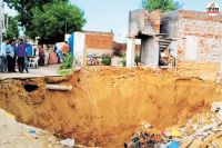 houses collapsed bikaner