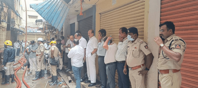 Bangalore Building Fire