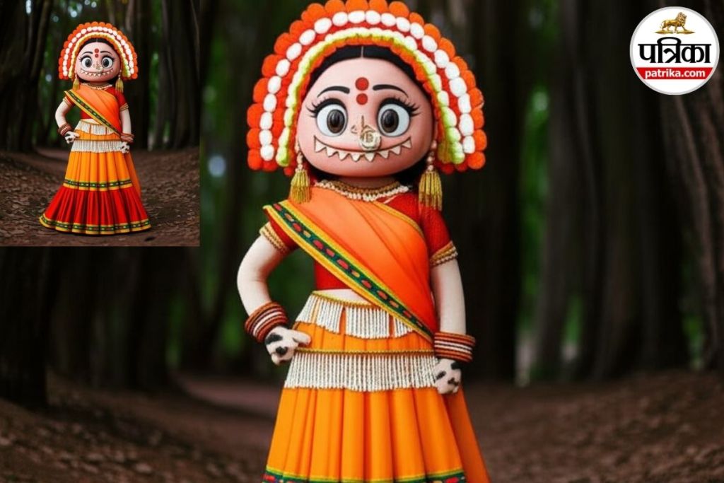 Labubu wearing Indian ethnic wear, what is labubu,Labubu Doll Trend, Indian style Labubu doll,
