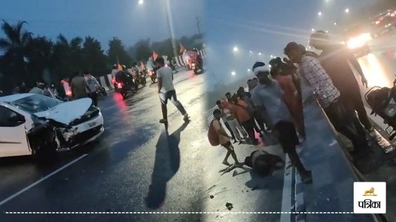 kanwar yatra bike car amroha accident two shiv bhakts killed